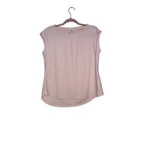 🛑 LAST CHANCE! Elle light pink Swiss dot blouse size small